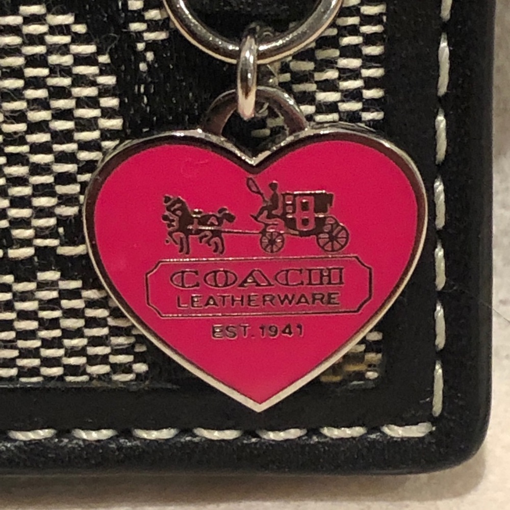 Coach photo frame key chain